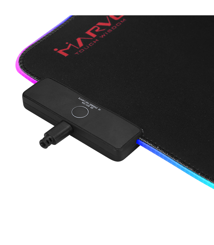 Dml Tapis de souris Gaming RGB, tapis LED avec cable usb à prix pas cher